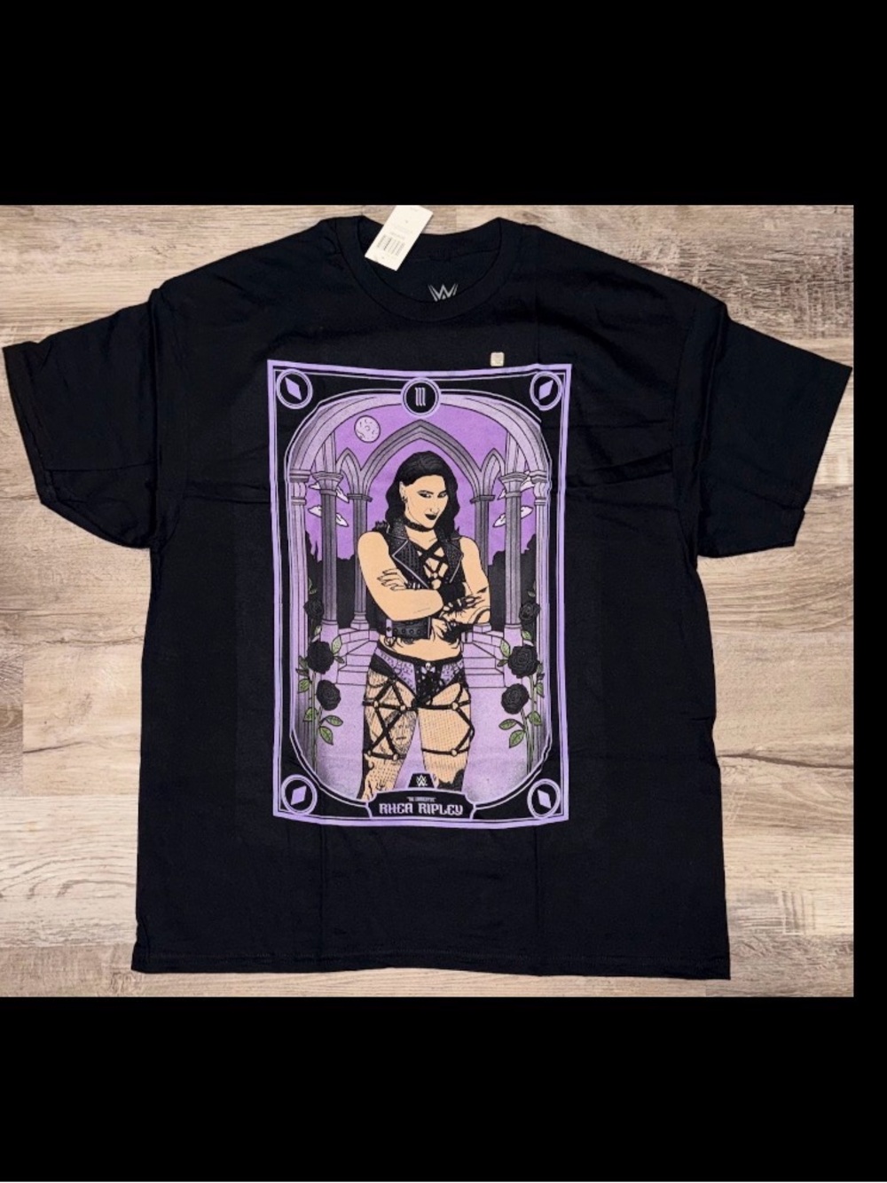 NWT Men's WWE Rhea Ripley Shirt Size XL